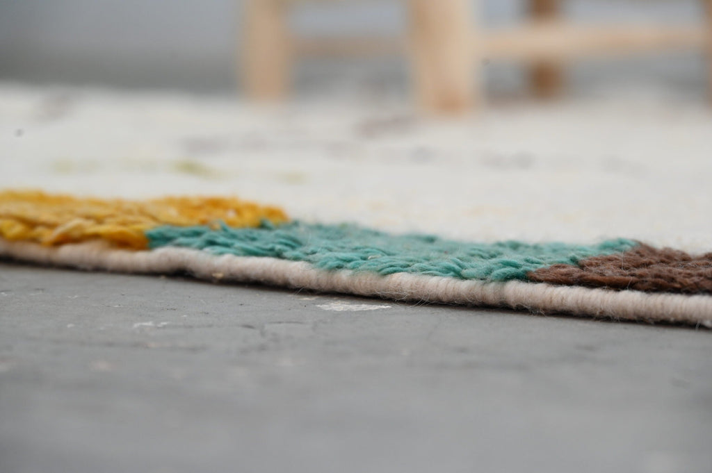 DecorBites™ Handmade Moroccan Azilal Rug - 237x146 cm
