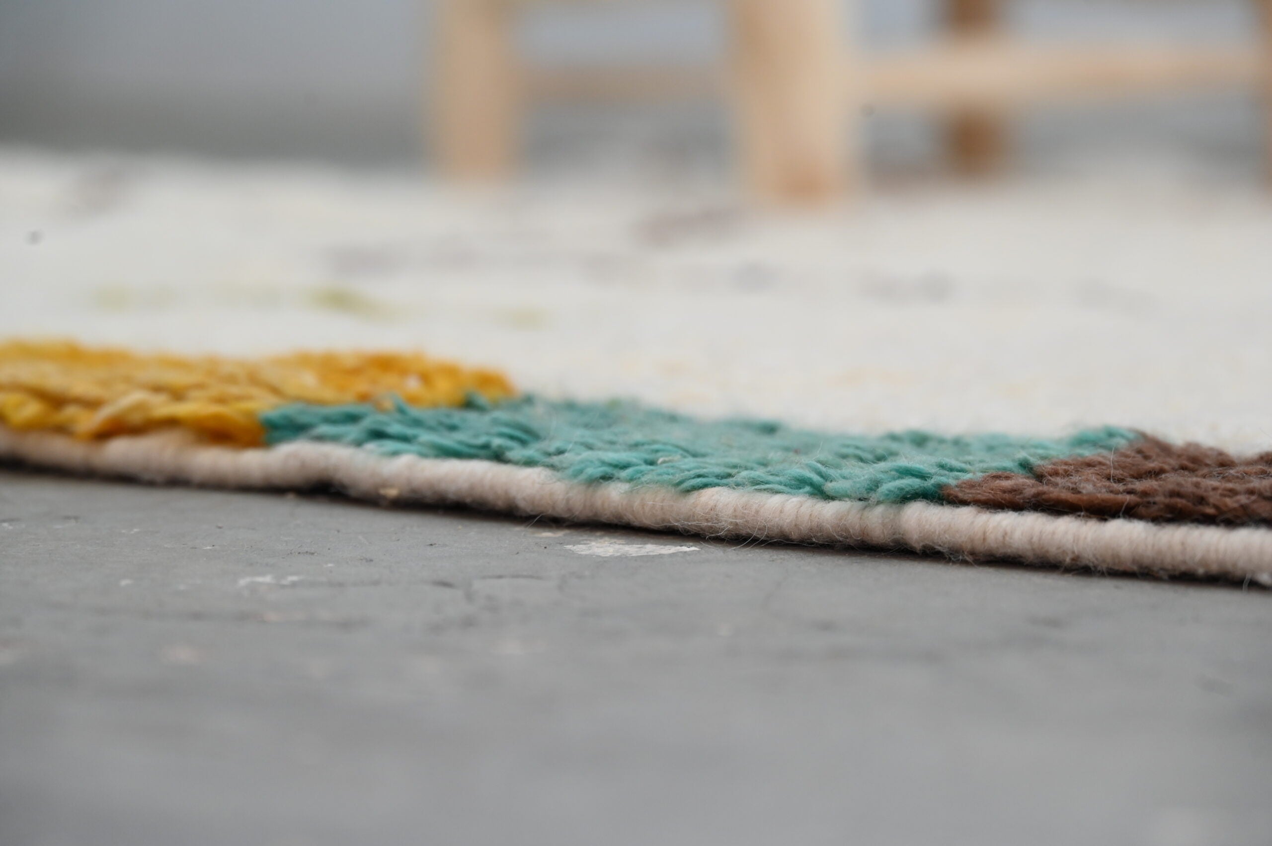 DecorBites™ Handmade Moroccan Azilal Rug - 237x146 cm