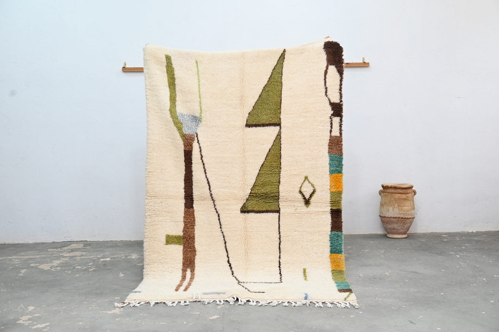 DecorBites™ Handmade Moroccan Azilal Rug - 237x146 cm