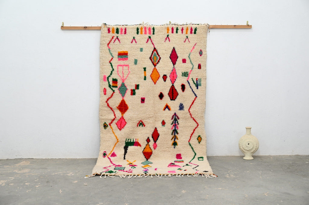 DecorBites™ Handmade Moroccan Azilal Rug - 240x141 cm
