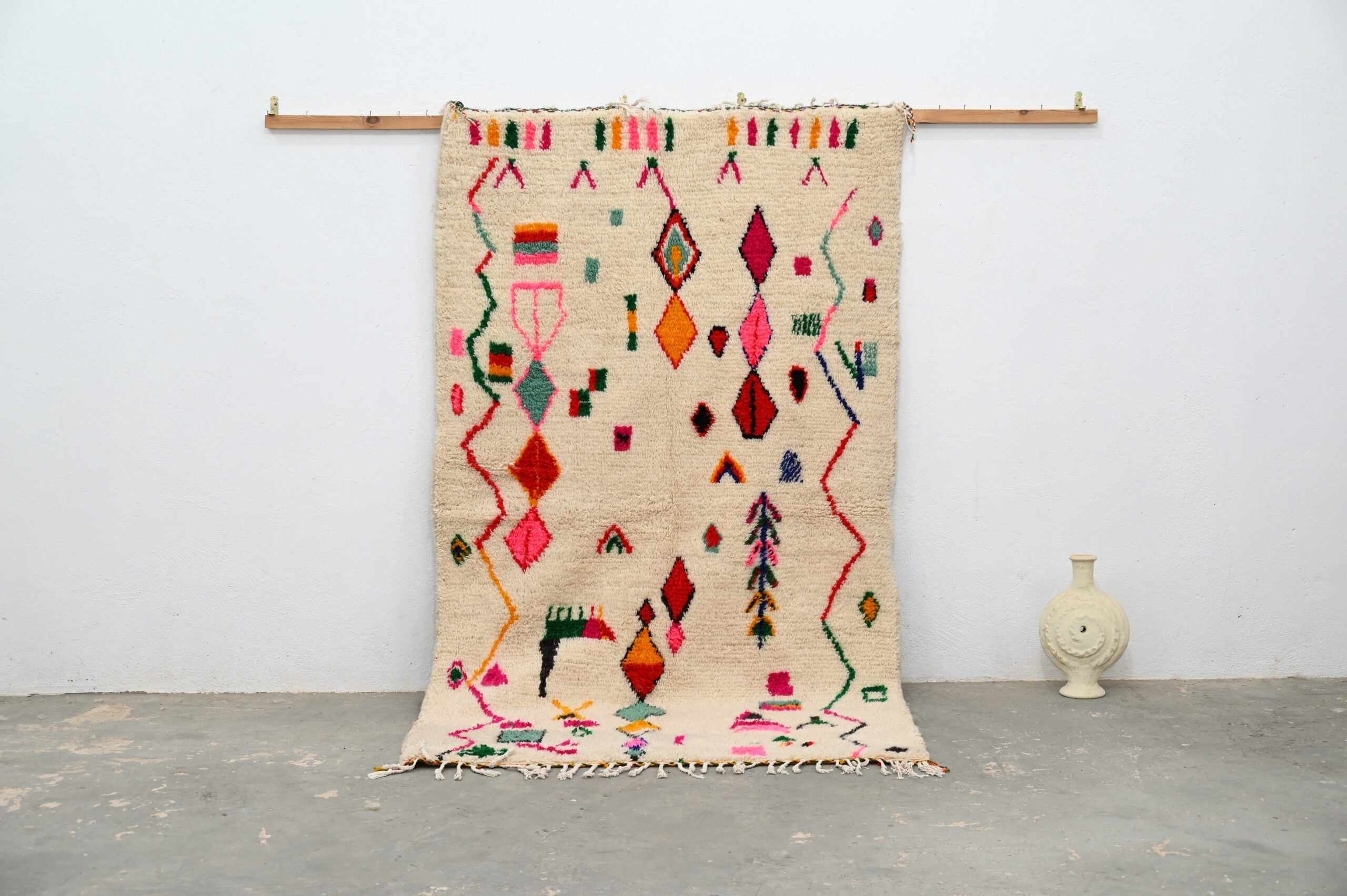 DecorBites™ Handmade Moroccan Azilal Rug - 240x141 cm