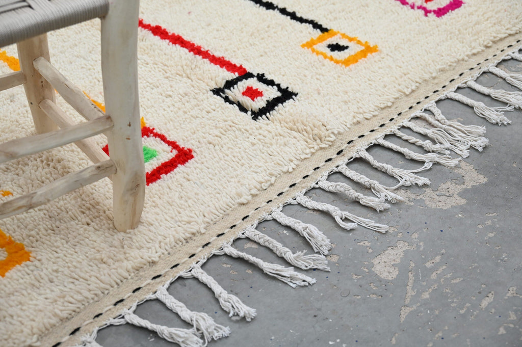 DecorBites™ Handmade Moroccan Azilal Rug 246x146 cm