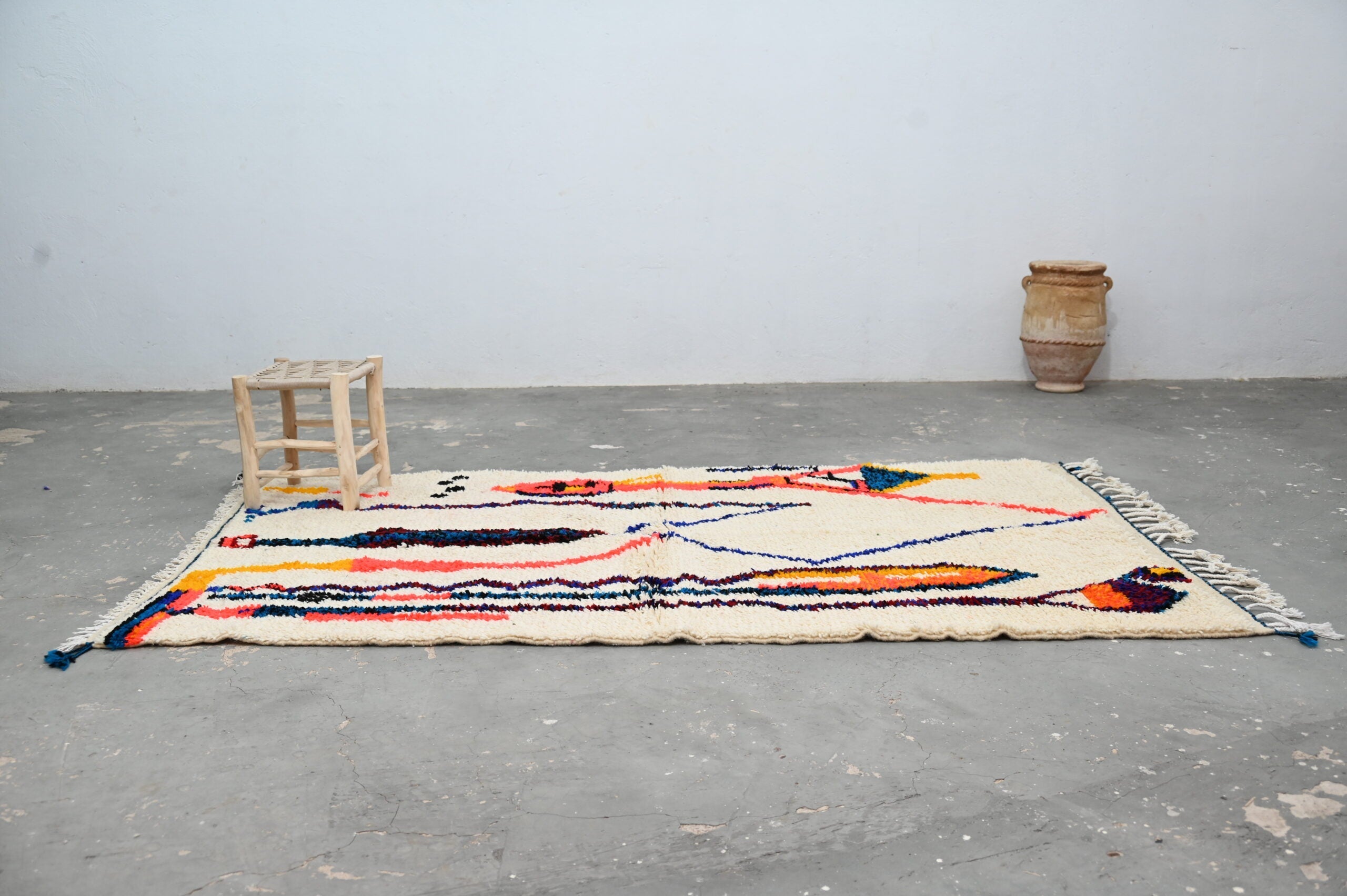 DecorBites™ Handmade Moroccan Azilal Rug - 250x145 cm