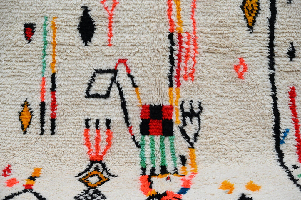 DecorBites™ Handmade Moroccan Azilal Rug - 250x154cm