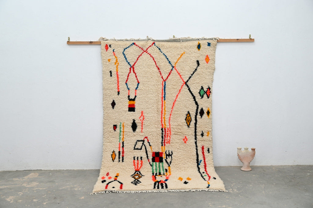 DecorBites™ Handmade Moroccan Azilal Rug - 250x154cm