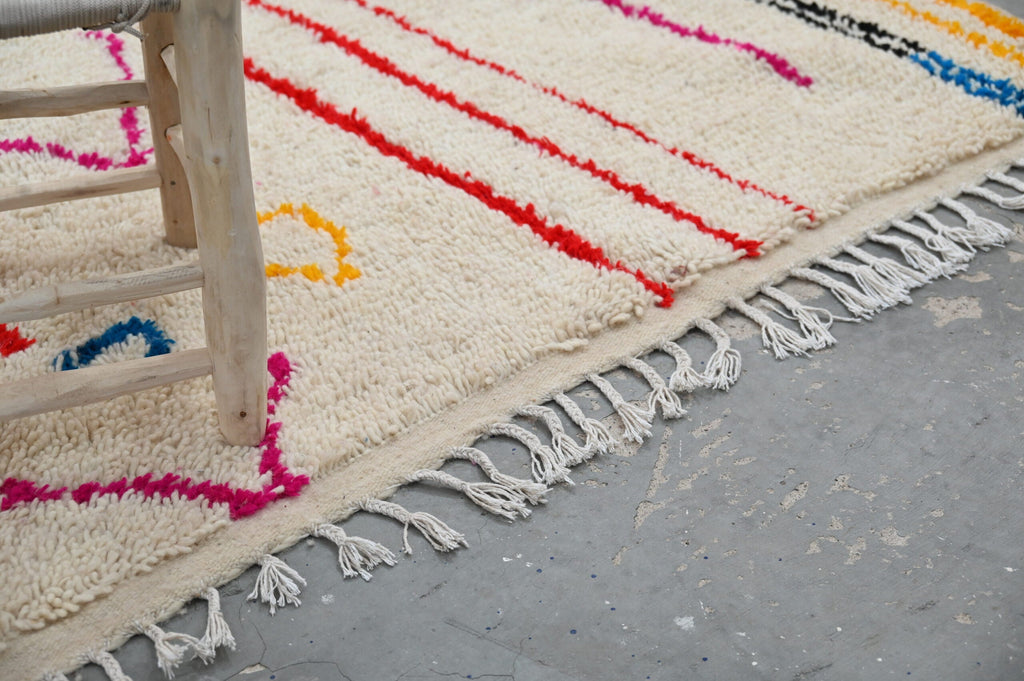DecorBites™ Handmade Moroccan Azilal Rug - 253x144 cm