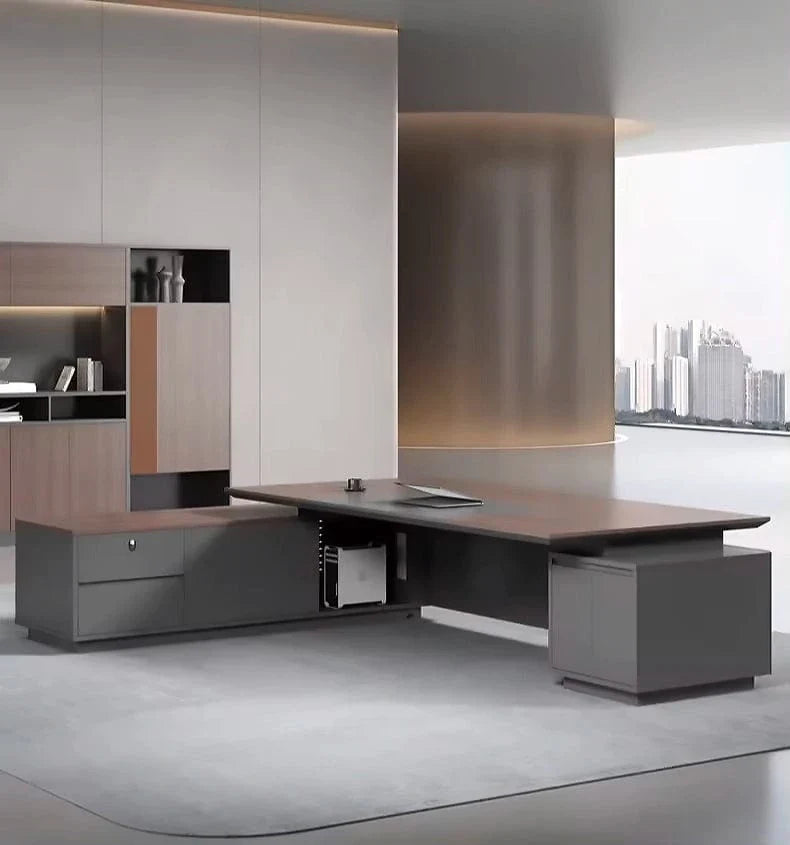 Alford · Modern L-Shaped Executive Desk