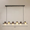 DecorBites™ Industrial Iron Ceiling Light: Black Naked Bulb Pendant Spotlight for Dining Room Island