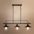 DecorBites™ Industrial Style Metal Black Cone Pendant Chandelier - Island Lighting Fixture