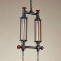 DecorBites™ Industrial Style Tubular Metal Island Pendant Light - Black - Set of 2/3 - Perfect for Restaurants