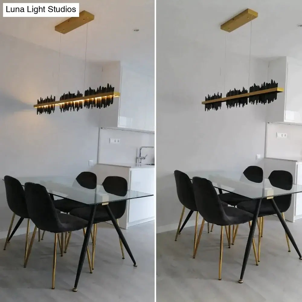 DecorBites™ Irene - Iceberg Design Modern LED Chandelier Lighting For Dining Room
