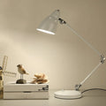 DecorBites™ Iron Bell Shaped Industrial Table Lamp with Swing Arm for Study Room Desk