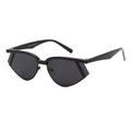 Rectangle Black Futuristic Glasses Stylish Fashion Accessory