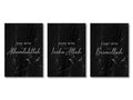 DecorBites™ Islamic Canvas Wall Art Set - 3 Pieces