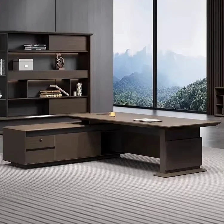 Atlee · Modern L-Shaped Executive Desk