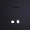 DecorBites™ Ivory Glass Minimalist Ball Suspension Light - Creative Island Fixture