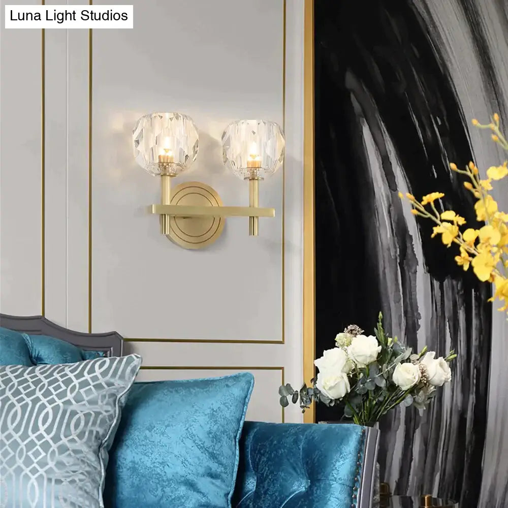 DecorBites™ Ivy | Crystal Wall Lamp