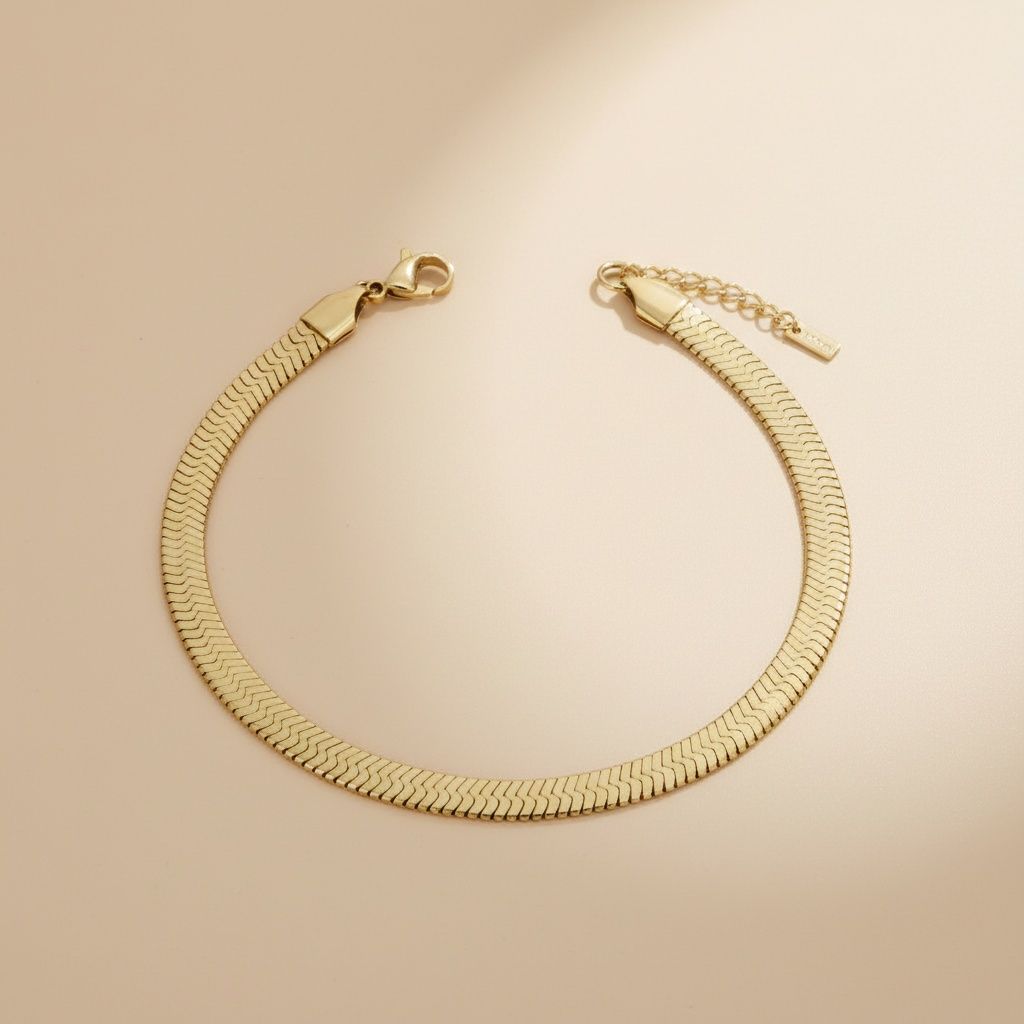 Anklet 8mm 18K Gold Stainless Steel Miami Chain Stylish Jewelry Accessory