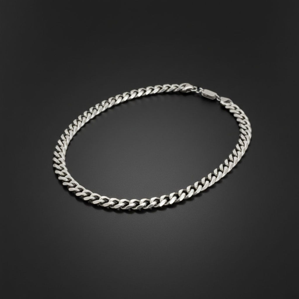 Men’s Silver Stainless Steel 10mm Curb Chain Necklace 20in Trendy Jewelry