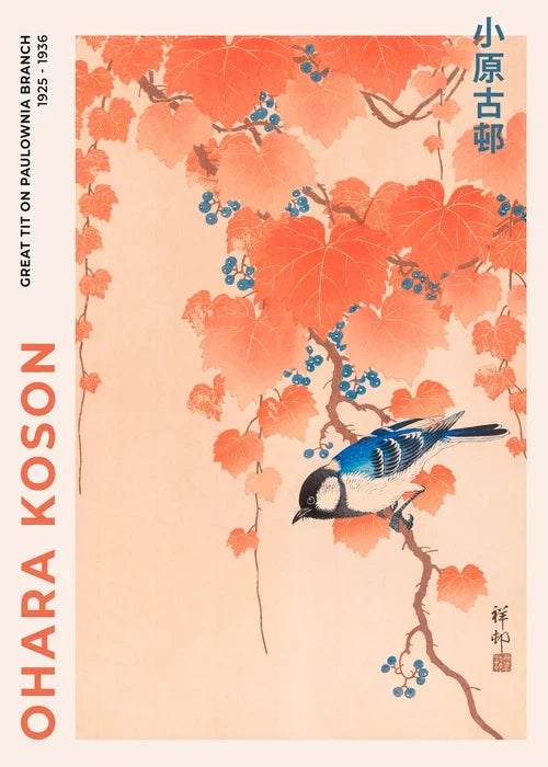DecorBites™ Japanese Hokusai Art Poster Print for Home Decor