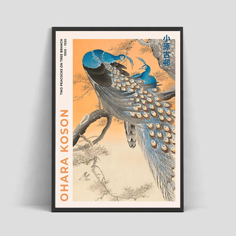 DecorBites™ Japanese Hokusai Landscape Art Poster Print - Home Decor
