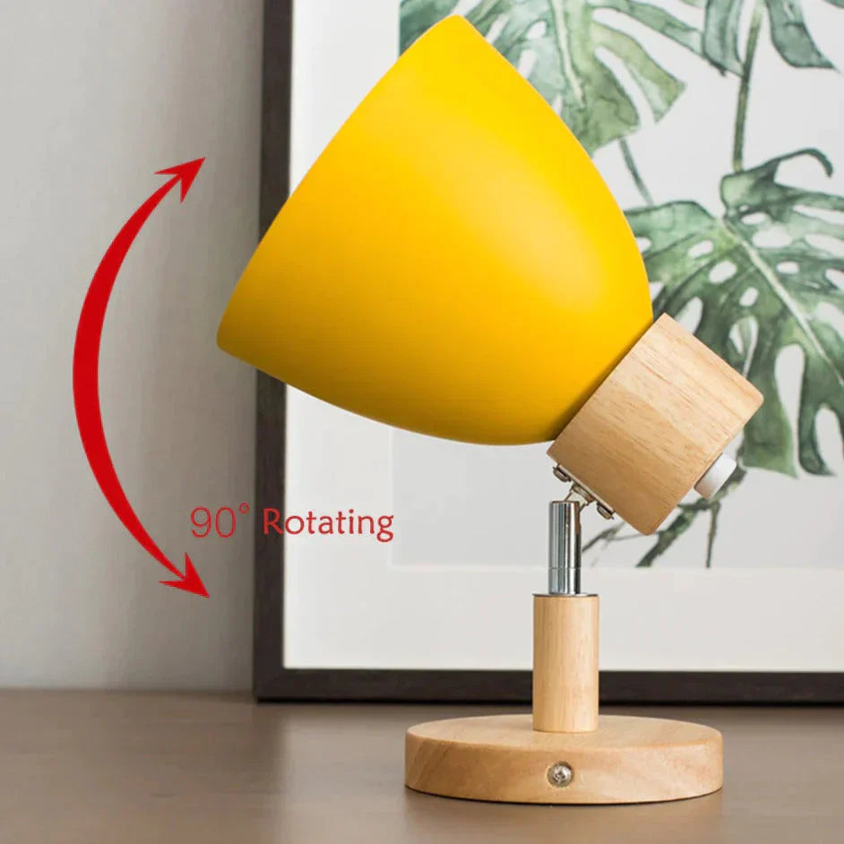 DecorBites™ Joan | Wooden Reading Wall Lamp
