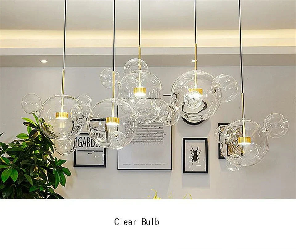 DecorBites™ LED Bubble Chandelier for Home Lighting