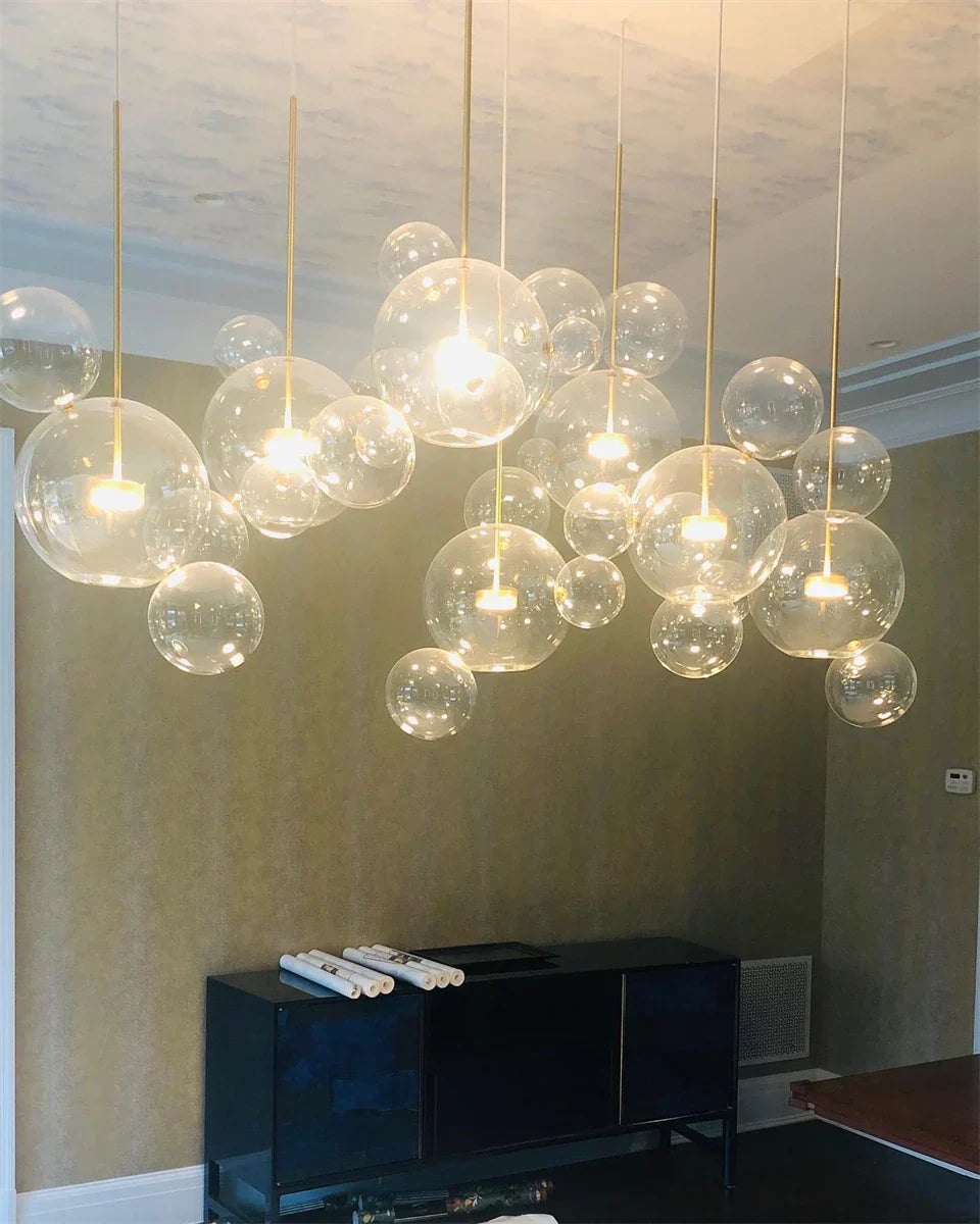 DecorBites™ LED Chandelier for Nordic Decor - Bubble Ball