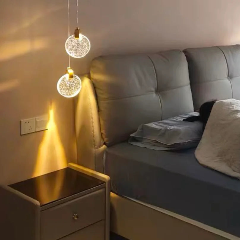DecorBites™ LED Crystal Pendant Light for Bedroom and Bathroom