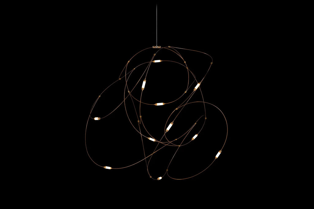 DecorBites™ LED Firefly Chandelier for Hotel and Kitchen