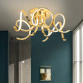 DecorBites™ LED Modern Iron Crystal Aluminum Acrylic LED Lamp.LED Light.Pendant Lights.LED Pendant Light.Pendant Lamp For Foyer Bedroom