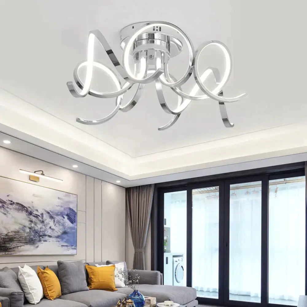 DecorBites™ LED Modern Iron Crystal Aluminum Acrylic LED Lamp.LED Light.Pendant Lights.LED Pendant Light.Pendant Lamp For Foyer Bedroom