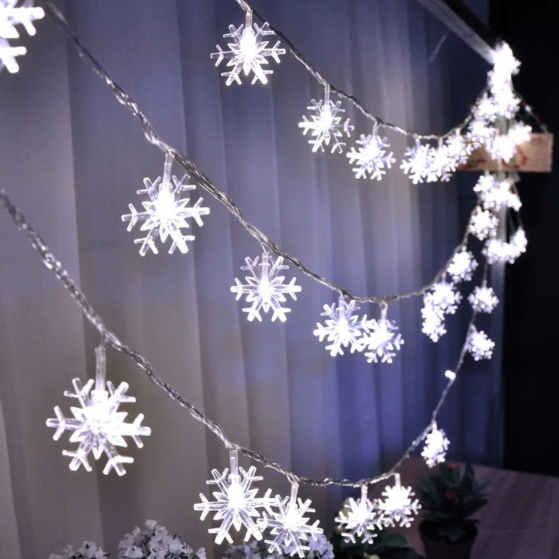 DecorBites™ LED Snowflake Christmas Home Decorations 2024 - Xmas Gift