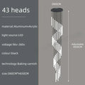 DecorBites™ LED Spiral Staircase Chandelier - Modern Home Lighting