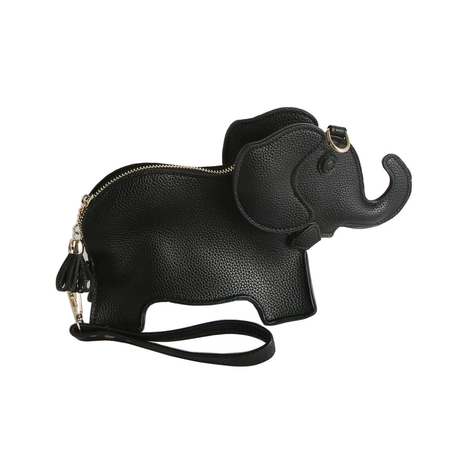 Women’s Black Elephant Crossbody Clutch Bag Stylish Fashion Handbag