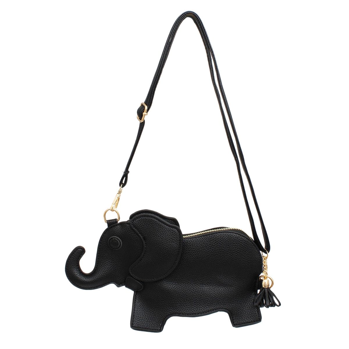 Women’s Black Elephant Crossbody Clutch Bag Stylish Fashion Handbag