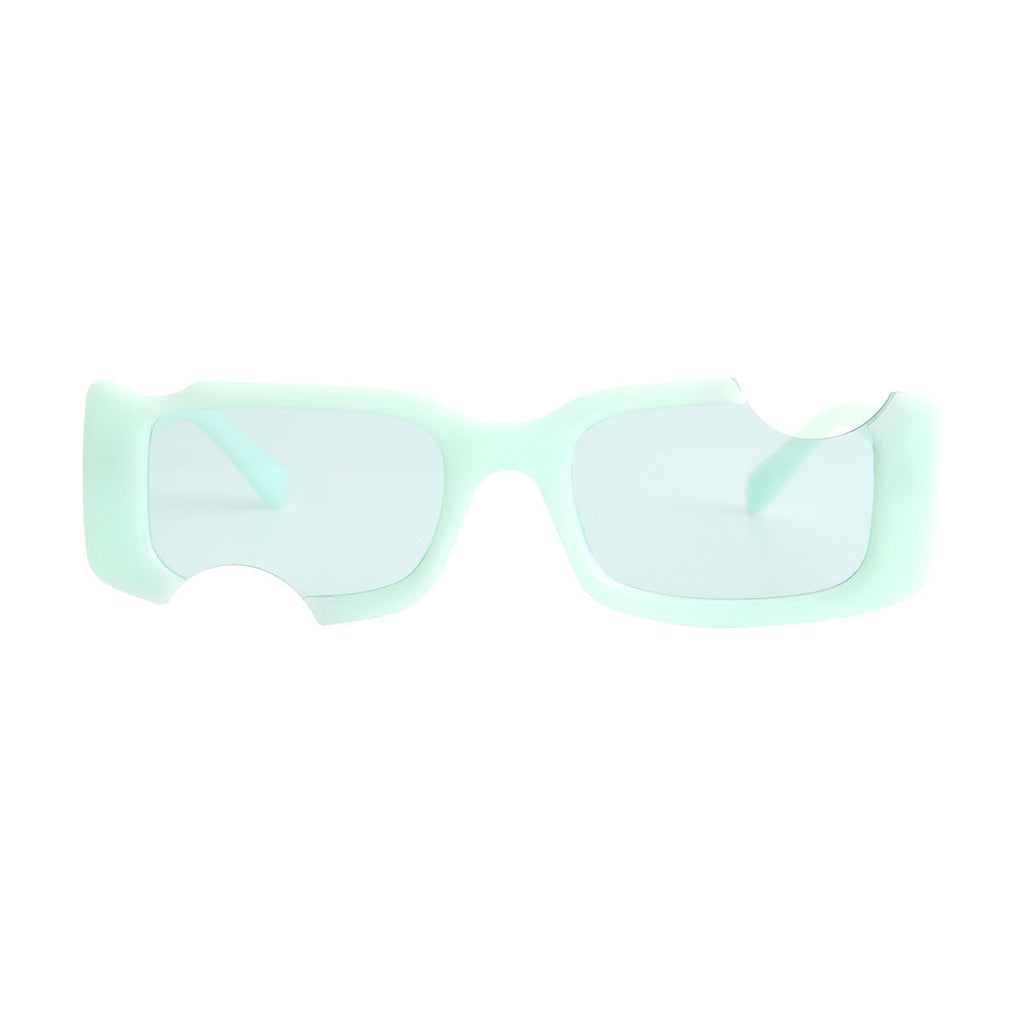 Trendy Mint Puzzle Sunglasses Stylish Fashion Accessory