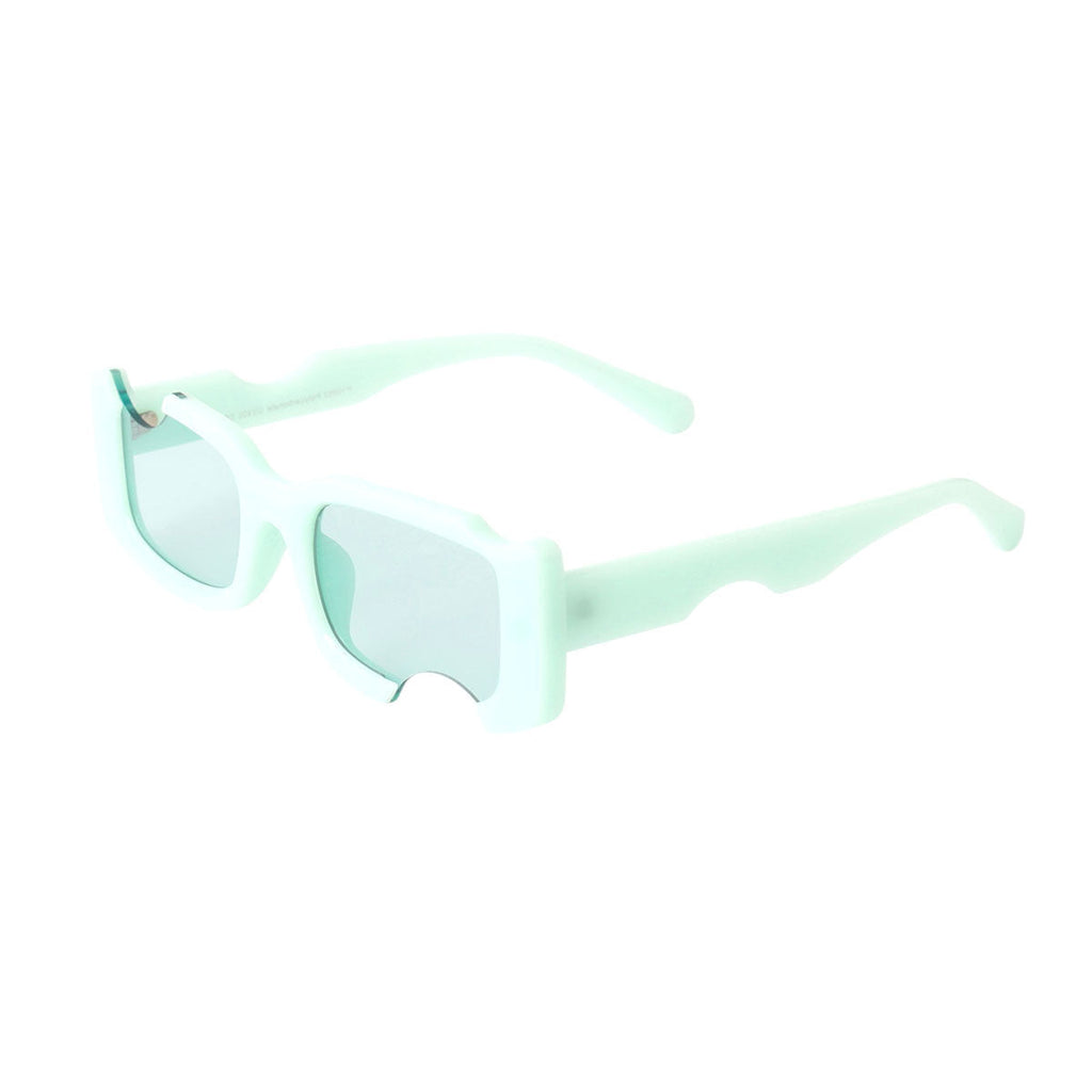 Trendy Mint Puzzle Sunglasses Stylish Fashion Accessory