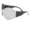 Women’s Silver Butterfly Mask Sunglasses Stylish Eyewear