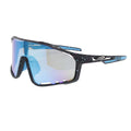 Sport Sunglasses Black Splatter Mirror Stylish Eyewear