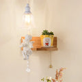 DecorBites™ Loft Style Clear Glass Bell Shade Wall Sconce - Bedside Wall Mounted Light with Angle Design