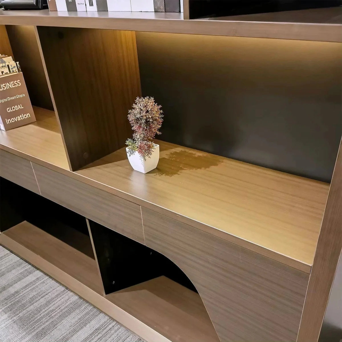 Logan · Modern Office Shelves