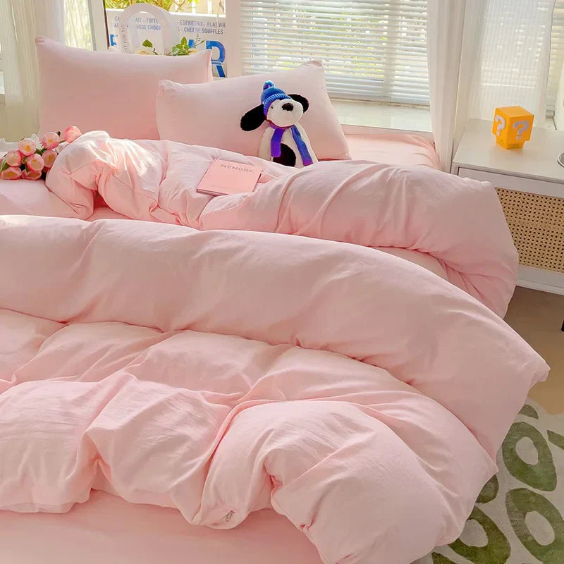 DecorBites™ Luxurious 4-Piece Cotton Bedding Set
