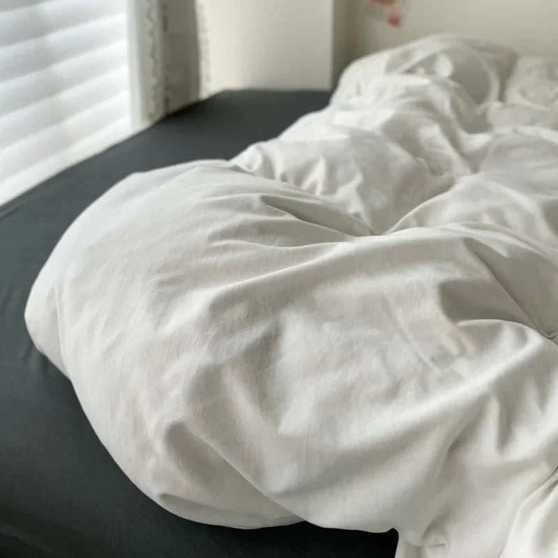 DecorBites™ Luxurious Cotton Bedding Set for Single & Couple Beds