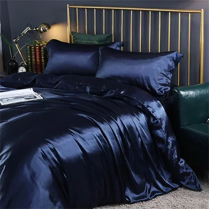 DecorBites™ Luxurious Mulberry Silk Bedding Set - Queen & King Size