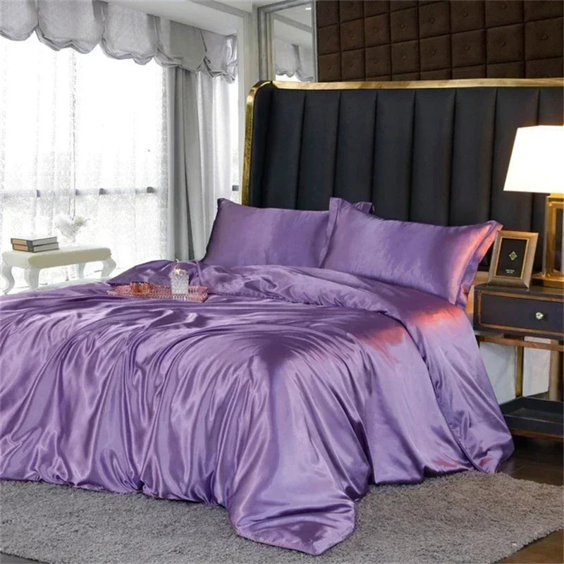 DecorBites™ Luxurious Mulberry Silk Bedding Set with Sheets