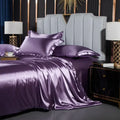DecorBites™ Luxurious Nordic Silk Bedding Set for Couples