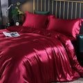 DecorBites™ Luxurious Silk Bedding Set - King/Queen/Twin Sizes