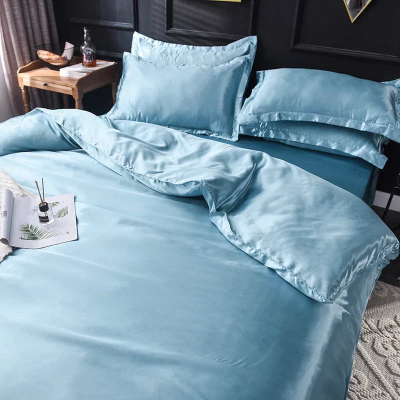 DecorBites™ Luxurious Silk Bedding Set - Multiple Sizes