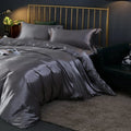 DecorBites™ Luxurious Silk Bedding Set - Solid Color King/Queen/Twin